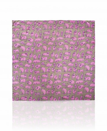 Платок Женский SS.KV-CATS/TAUPE